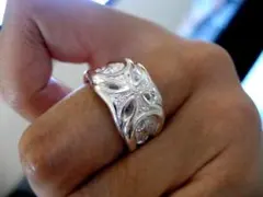 春銀 鬼頭リング ガゼット ルキ コラボ シルバーアクセ - メルカリ