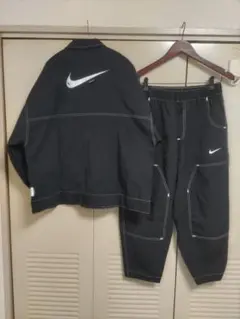 【美品】NIKE ナイキ ナイロン ジャケット パンツ セットアップ 上下XL