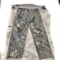 90s Wrangler リアルツリー ダブルニー カモフラ デニム 36のサムネイル