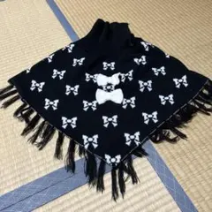 女の子用　ポンチョ　130センチ