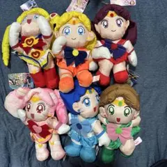 セーラームーン マスコットぬいぐるみ 6体セット