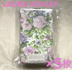 ローラアシュレイ ペーパーナプキン5枚セット 薔薇 花 ピンク紫 デコパージュのサムネイル