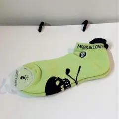 新品 ★ MARK&LONA ソックス 靴下 マーク&ロナ 正規品 ライム