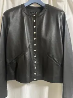 2025年最新】Agnes b レディース レザージャケット・ライダースの人気