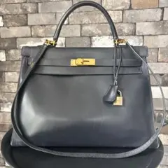 HERMES エルメス ケリー 40 ブラック/ゴールド金具 Z刻印 - メルカリ