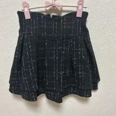ミシェルマカロン 美脚になれる ツイードスカート（インナーパンツつき）xs