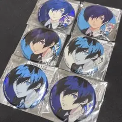 ペルソナ3 × FiFS 缶バッジ2 ベルベットブルー Ver. 主人公 結城理