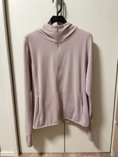 ユニクロ エアリズム UVカットメッシュパーカー 長袖 ピンク M