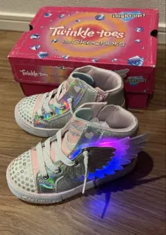 SKECHERS スケッチャーズ　光る　つばさ　スニーカー