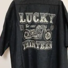 【90s激レア】LUCKY13×REDKAP チョッパーバイカーワークシャツ