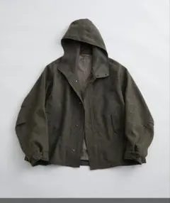 TECHTWEED】ショート フード ブルゾン アダムエロペ 新品のサムネイル