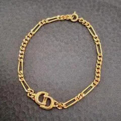 Christian Dior ディオール ブレスレット ヴィンテージ ロゴ 喜平
