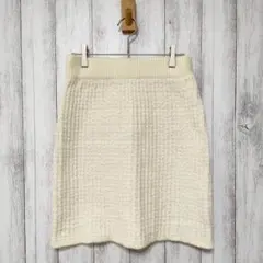 NICE CLAUP　ナイスクラップ　(F)　ラメ ツイード ミニスカート