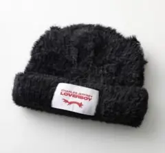 CHARLES JEFFREY LOVERBOY ファーニット帽 ブラック