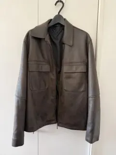 ZARA メンズ フェイクレザージャケット