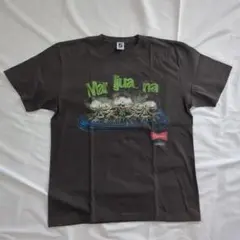 90s バドワイザー ヴィンテージTシャツフェードブラック L 90's Budweiser バドワイザー KING OF BEERS 両面プリント Tシャツ