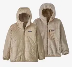 【美品】パタゴニア キッズ リバーシブル レディ フレディ フーディージャケット