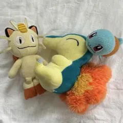 ポケモン ぬいぐるみ 3体セット ニャース ヒノアラシ ゼニガメ