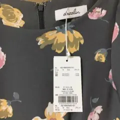 タグ付き未使用！dazzlin ダズリン 花柄 半袖 秋ワンピース 完売品