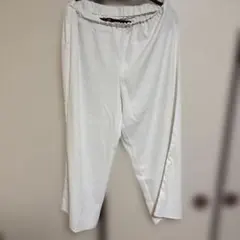 ホワイト ワイドパンツ 大きいサイズ