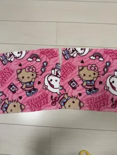ハローキティ ハンドタオル 2枚組 34×35cm