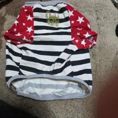 B DESIGN☆スモック ストライプ星柄犬服