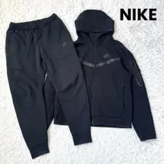 【廃盤モデル✨】ナイキ テックフリース セットアップ 上下 黒 L 正規品◎