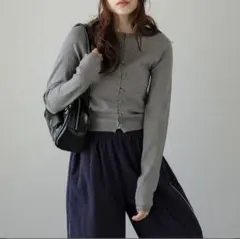 La-gemme ニットカーディガン プルオーバー 前後2way