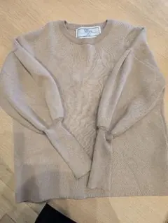 定価4.6万】ビアズリー 美品 ホースレザー ドッキングニット セーター