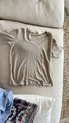 リネン　tシャツ