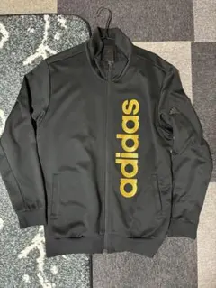adidas ブラック ジャージ ジャケット