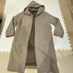 HARE ハレ フード付きベージュロングコート