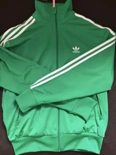adidas originals track jacket Green M
