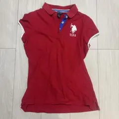 U.S. POLO ASSN. 半袖ポロシャツ XS 赤