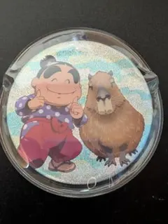 忍たま乱太郎　東武動物公園コラボ アクリルキーホルダー+缶バッチ　しんべヱ