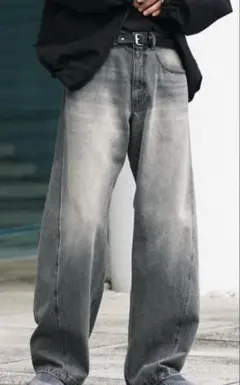 WYM LIDNM VINTAGE WASHED CURVED DENIM