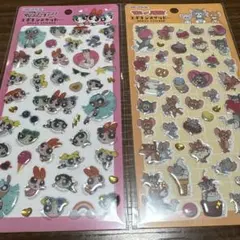 エポキシステッカー　トムジェリ　パワパフ　２枚セット