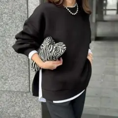 Emma Taylor ダンボールクルーネックプルオーバー 　エマテイラー