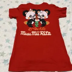 MuuMiiRita 半袖 Tシャツ レッド パンダのサムネイル