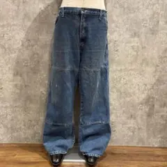 送料無料 Dickies ディッキーズ デニムペインターパンツ オーバーサイズ