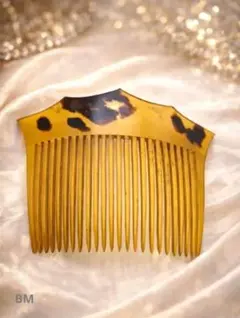 大ぶり　鼈甲　簪　櫛　かんざし　べっ甲　斑甲　アールデコ　アンティーク