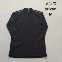 srixon スリクソン　黒　タートルネック　ゴルフウェア　М　シンプ