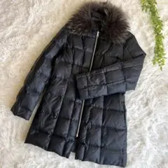【ICB】アイシービー　ファー付きダウンコート　アウター　大きいサイズ