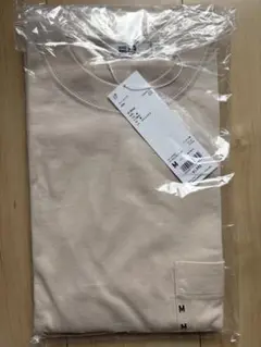【新品未使用】ユニクロU クルーネックT(長袖) M ベージュ