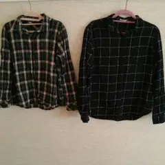 チェックシャツ ２枚セット