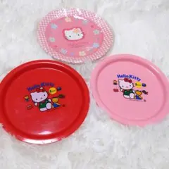 ハローキティ Hello Kitty 平成レトロ プラスチック皿 紙皿 セット