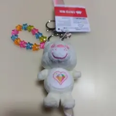 ケアベア　チャーム付きマスコット　スパークルハートベア　タイトー限定