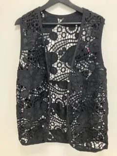 新品タグ付きJEANASIS レース　ベスト