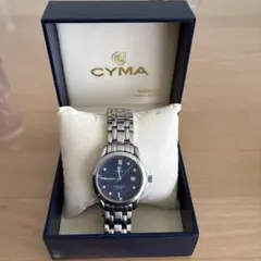 CYMA 腕時計 クォーツ ネイビー文字盤のサムネイル