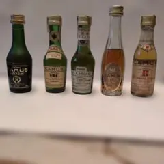 CAMUS コニャック ミニボトル 5本セットのサムネイル